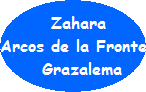 Zahara, Arcos de la Frontera, Grazalema in Andalusien